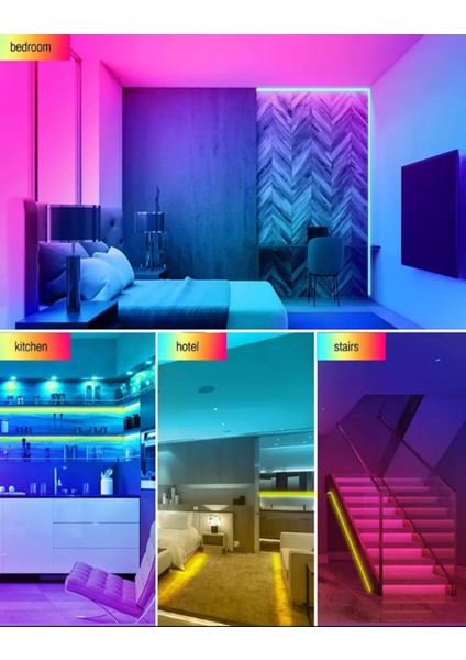 LED Lambader Oda Aydınlatma Sistemi Full Rgb Çok Özellik Full Renk LED Rbg Lambader