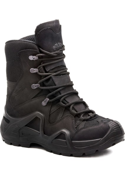 1490 Su Geçirmez Erkek Askeri Bot - Siyah Nubuk