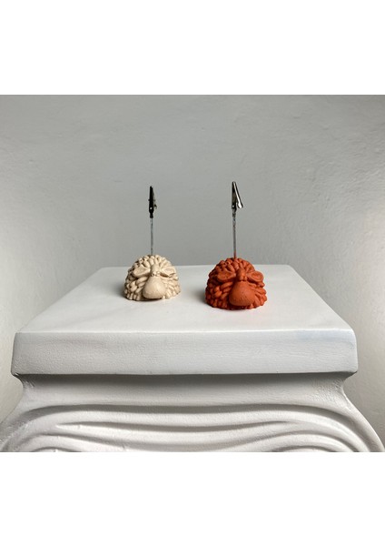 Kuzu Not Tutucu 2'li Set ( Krem - Terracota)