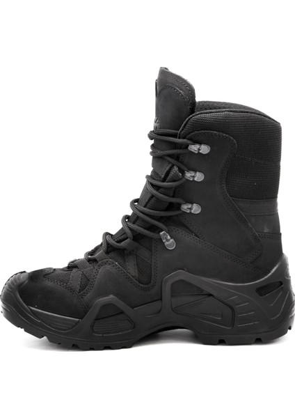 1490 Su Geçirmez Erkek Askeri Bot - Siyah Nubuk modelleri