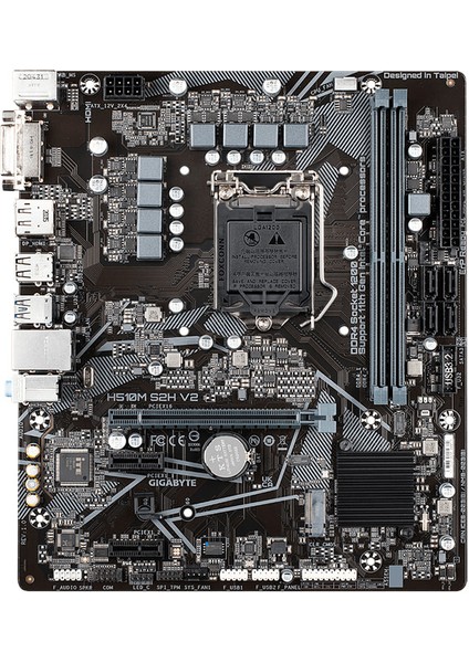 H510M S2H V2 Ddr4 3200MHZ M.2 USB 3.2 Dvı-D Dp HDMI 1g Lan Atx 1200P