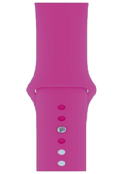 Apple Watch Uyumlu 42MM - 44MM - 45MM 1 2 3 4 5 6 Se 7 8 Için Silikon Spor Kordon Kayış