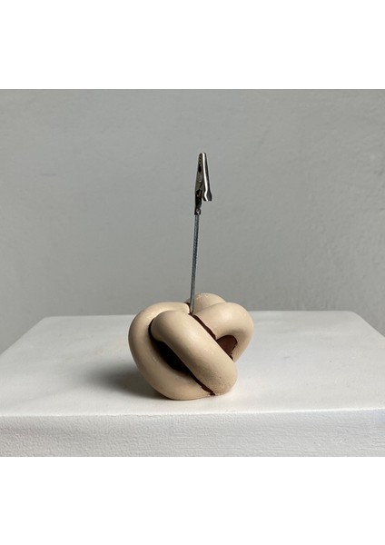 Açık Kahve Düğüm Not Tutucu