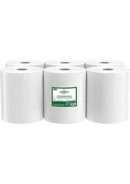 İçten Çekme Havlu Kağıt 2 Katlı 80 Metre 6'Lı Paket 4 Kg fırsatları