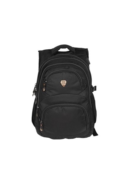 2226 Siyah Su Geçirmez Kumaş Günlük Okul Sırt Çantası modelleri