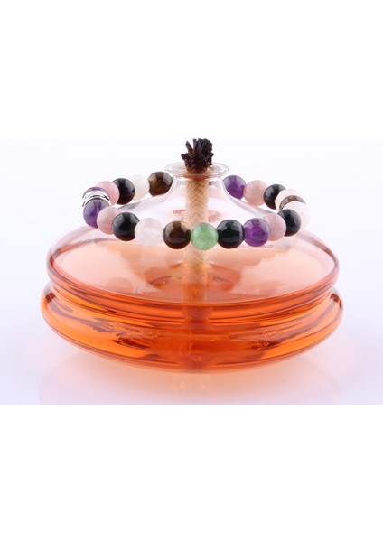 Sertifikalı 8 mm Bileklik Ametist - Pembe Kuvars - Obsidyen - Ay Taşı - Kaplan Gözü - Aventurin - Kan Taşı