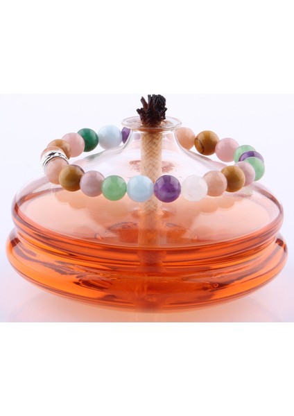 Sertifikalı 8 mm Bileklik Güneş Taşı - Jasper - Pembe Kuvars - Aventurin - Akuamarin - Ametist - Ay Taşı