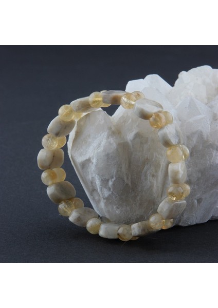 Sertifikalı Ay Taşı-Sitrin Doğal Taş Rolex Bileklik modelleri