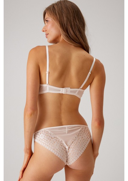 Inci 4810 Milan Çiçek Desen Dantelli Push Up Dolgulu Iç Çamaşırı Takımı (Tak - Çıkar Askılı) fırsatları