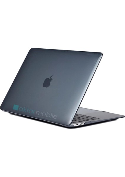 MacBook Air 13 M1 2021 Kılıf Koruyucu Kapak 13.3" A2337 Uyumlu Şeffaf Parlak Tasarım Hava Kanallı