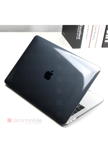 MacBook Air 13 M1 2021 Kılıf Koruyucu Kapak 13.3" A2337 Uyumlu Şeffaf Parlak Tasarım Hava Kanallı