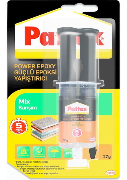 Epoksi Şırınga Çok Amaçlı Yapıştırıcı