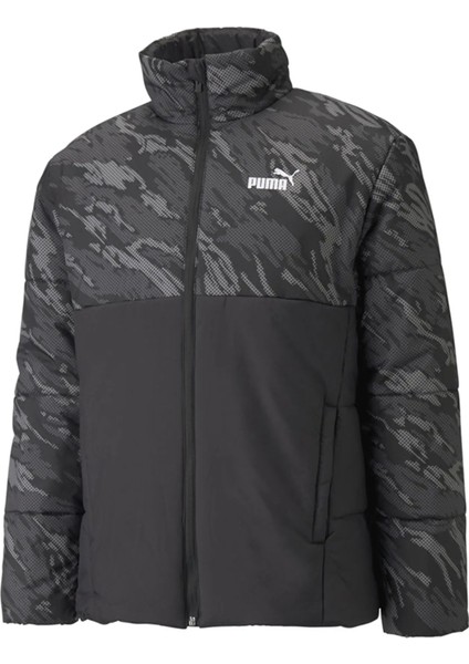58769001 Ess + Padded Aop Jacket Erkek Mont