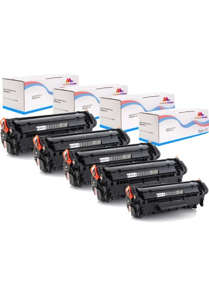 Hp 85A- Muadil Toner-Hp Laserjet Pro P1102W-CE658A Muadil Toner 5li Paket