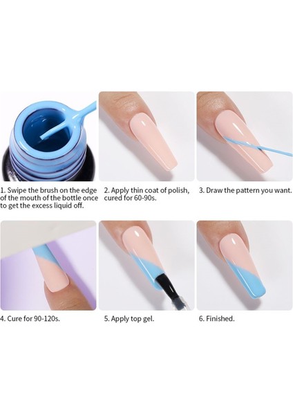 Lıly Cute Nail Art Dizayn Boya Fırçalı 5 Ml L-11 indirimleri