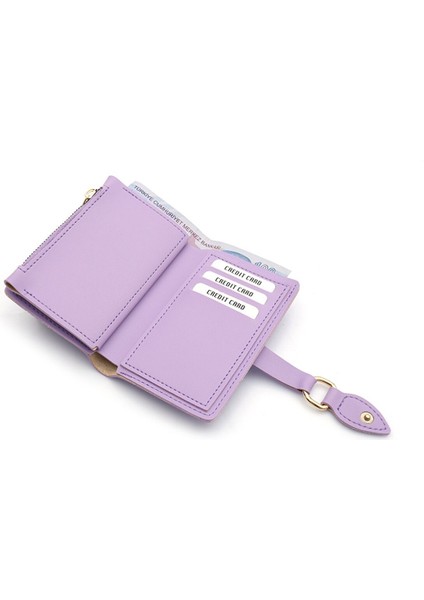 Tasarım Kadın Cüzdan Lila Bayan Cüzdan Aksesuar modelleri