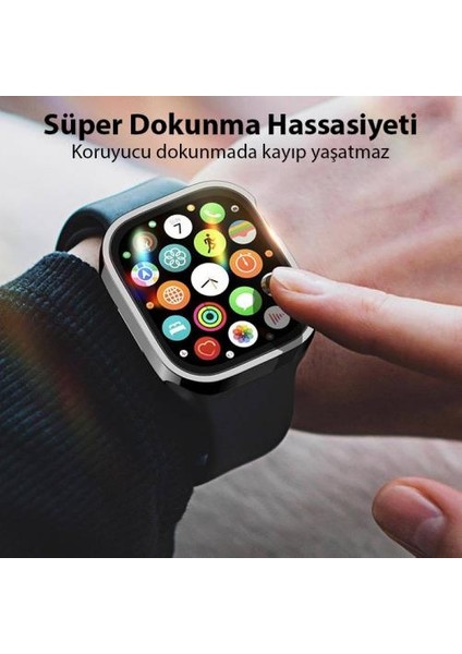 Polham Armor Zırhlı Apple Watch 41MM Full Kaplama Zırhlı Kılıf,apple Watch 2-3-4-5-6-7-8 ve Se Kılıf