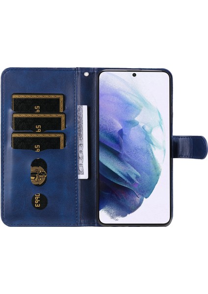Samsung GALAXYS22PLUS5G Için Kapaklı Telefon Kılıfı - Mavi (Yurt Dışından) modelleri