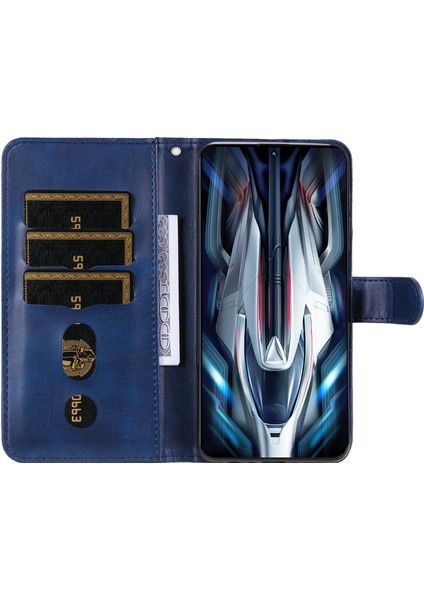 Xiaomi POCOF4GT Için Kapaklı Telefon Kılıfı - Mavi (Yurt Dışından) modelleri