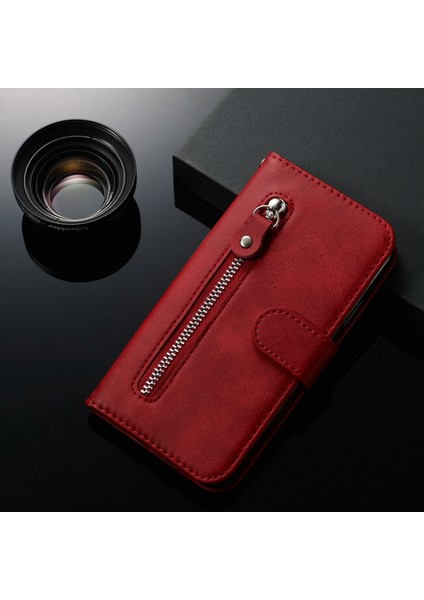 Samsung GALAXYS20PLUS5G Için Kapaklı Telefon Kılıfı - Kırmızı (Yurt Dışından) fiyatları