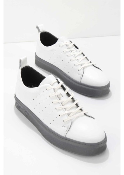 Beyaz Leather Erkek Sneaker E01811338103
