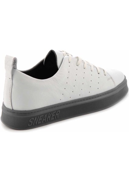 Beyaz Leather Erkek Sneaker E01811338103 fırsatları