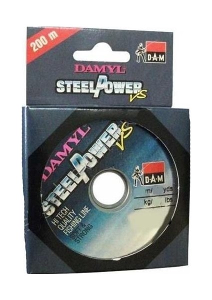 D.a.m D.a.m. Steel Power 0,20MM 200M Misina