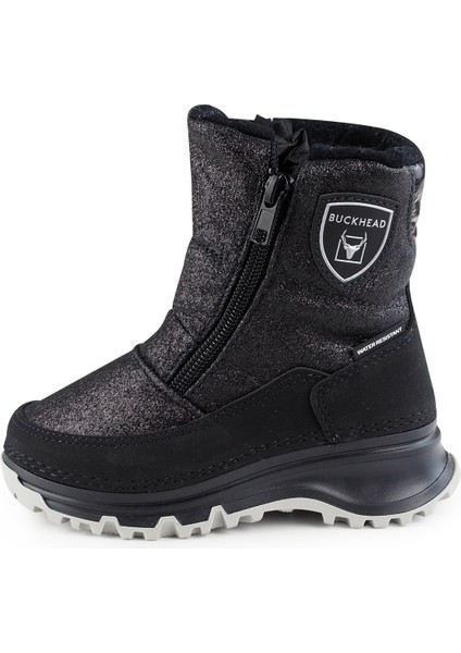 Kız Çocuk Dasdas Glitter Kar Botu Black BUCK1101
