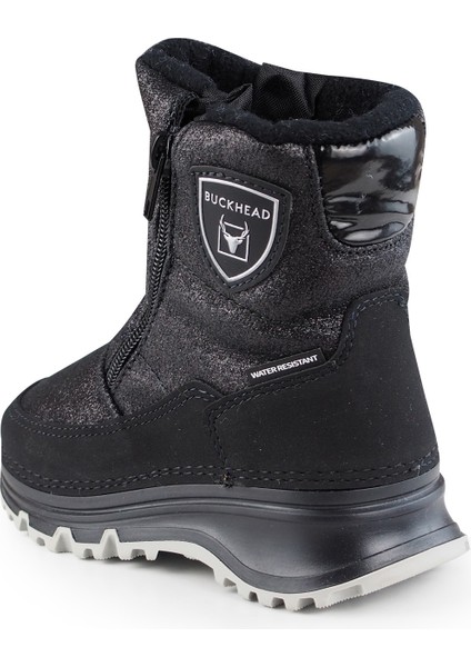 Kız Çocuk Dasdas Glitter Kar Botu Black BUCK1101