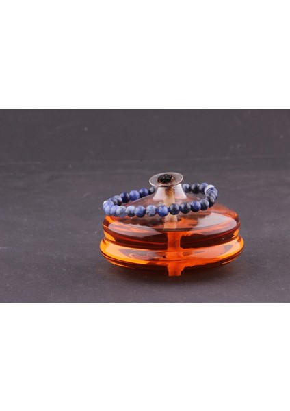 Sertifikalı Doğal Taş Sodalit Bileklik 6mm fiyatları