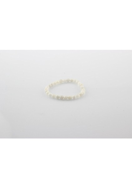 Sertifikalı Doğal Taş Ay Taşı Bileklik 6mm modelleri