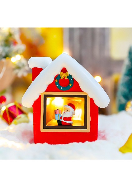 Aydınlık Noel Baba Yaratıcı Noel Dekorasyonu (Yurt Dışından)