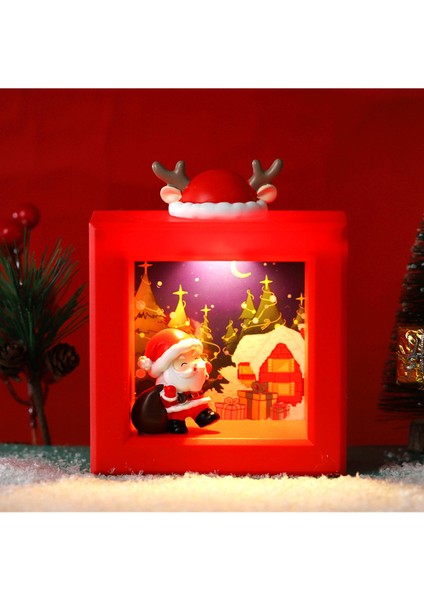 Aydınlık Noel Baba Yaratıcı Noel Dekorasyonu (Yurt Dışından)