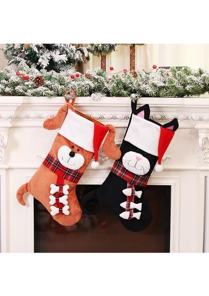 Yaratıcı Noel Çorap Dekorasyonu 2 Adet (Yurt Dışından)
