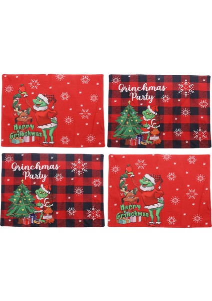 Noel Servis Altlıkları 4 Adet, 45X33CM (Yurt Dışından)