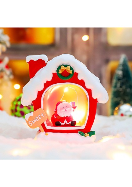 Aydınlık Noel Baba Yaratıcı Noel Dekorasyonu (Yurt Dışından)
