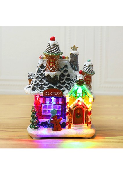 Aydınlık Kulübe Yaratıcı Noel Dekorasyonu (Yurt Dışından)