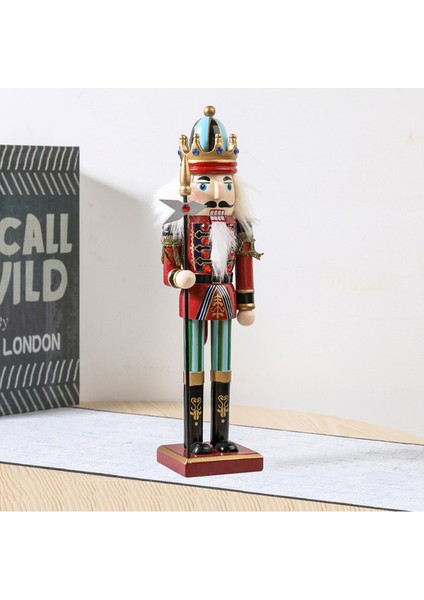 Noel Dekorasyonu Ahşap Fındıkkıran Heykelcik 30CM (Yurt Dışından)