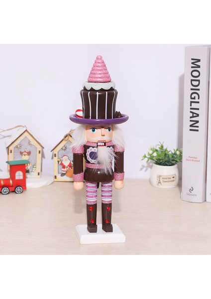 Noel Dekorasyonu Ahşap Fındıkkıran Heykelcik 25CM (Yurt Dışından)