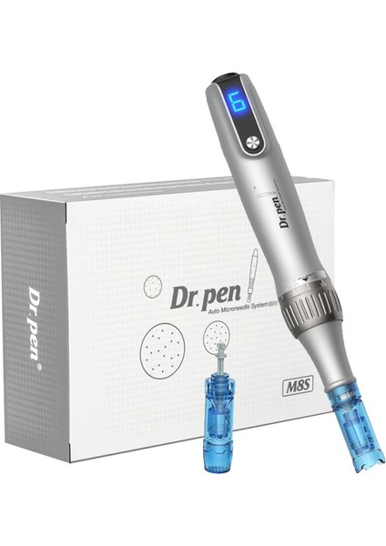 M8S Kablosuz Dermapen Cihazı Cilt Yenileme Peeling Bakım Aleti