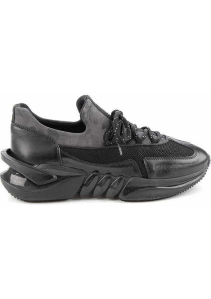 Gri Kamuflaj Erkek Sneaker E01611070404