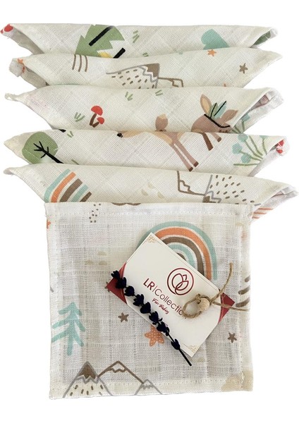 %100 Pamuk Müslin Kumaştan 6'lı Müslin Ağız Mendili fırsatları