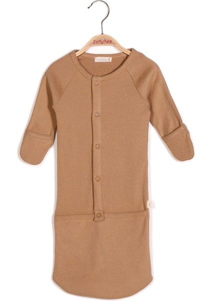 Unisex Bebek Önden Çıtçıtlı Uyku Tulumu