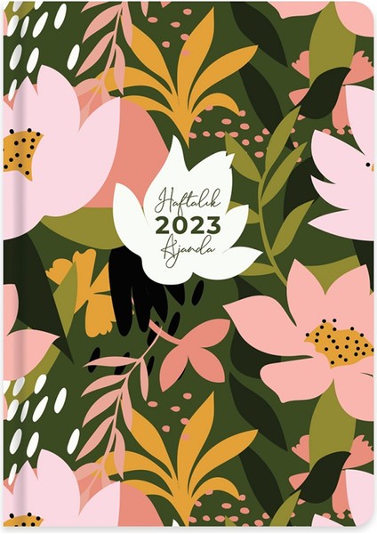 KESKİN COLOR 2023 AJANDA A5 HAFTALIK NİLÜFER CİLTLİ SERT KAPAK 831109