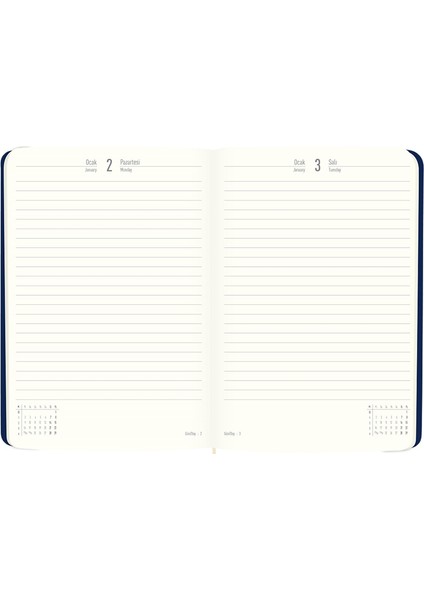 KESKİN COLOR 2023 AJANDA 14x20 GÜNLÜK TERMO DERİ GRİ 832907 fiyatları