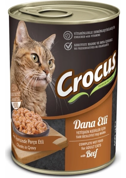 Dana Etli Yetişkin Kedi Yaş Maması 400 G