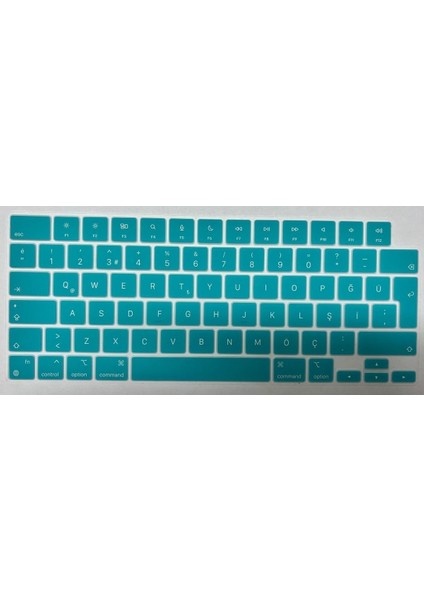 Macbook Pro 14.2 İnç A2442 / A2779 / A992 / A2918 / A3112 / A3185 / A3401 Klavye koruma mint