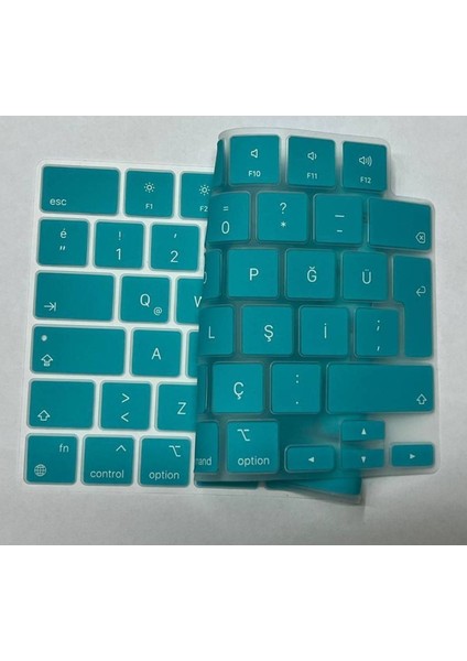 Macbook Pro 14.2 İnç A2442 / A2779 / A992 / A2918 / A3112 / A3185 / A3401 Klavye koruma mint