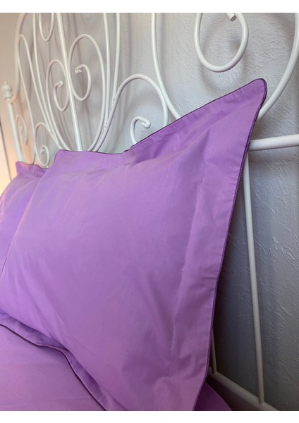 Pembe Renkli Kenarları Işleme Detaylı Yastık Kılıfı fiyatları