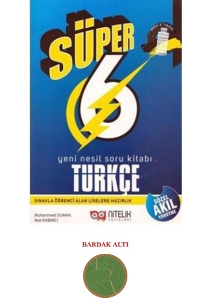 Nitelik Yayınları 6. Sınıf Süper Türkçe Yeni Nesil Soru Kitabı